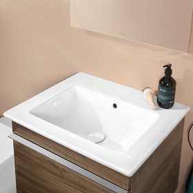 Villeroy & Boch Venticello Lavabo 65 x 50,5 cm, senza foro per rubinetto, con troppopieno