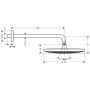 hansgrohe Raindance Select S Kopfbrause 300 2jet mit Brausearm - Detailansicht