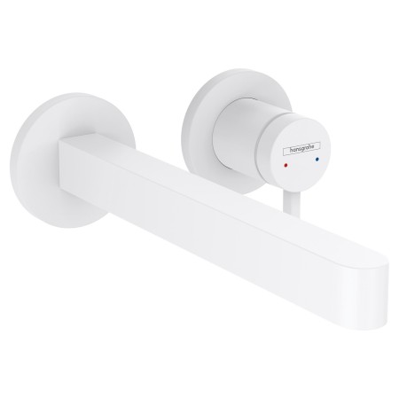 Robinet de lavabo encastré hansgrohe Finoris avec mitigeur monocommande pour montage mural 22,8 cm
