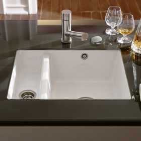 Villeroy & Boch Subway 60 XU Unterbauspüle, Ablaufgarnitur mit Excenterbetätigung