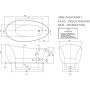 Villeroy & Boch Aveo New Generation Oval-Badewanne freistehend mit Multiplex Trio - Produktansicht