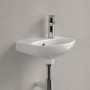 Lavabo Villeroy & Boch O.novo 36 x 27,5 cm, con troppopieno e foro rubinetto a destra