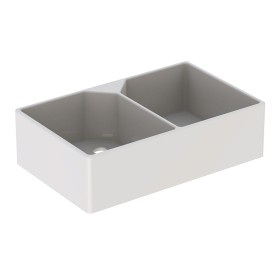 Évier double usage Geberit Publica 90 x 56 cm avec trop-plein