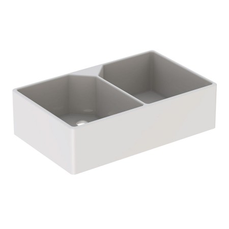 Évier double usage Geberit Publica 90 x 56 cm avec trop-plein