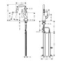 hansgrohe Focus M42 Miscelatore monocomando per cucina 180, doccetta estraibile, 2jet, sBox - vista dettagliata
