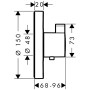 hansgrohe ShowerSelect S Thermostat Highflow Unterputz - Detailansicht