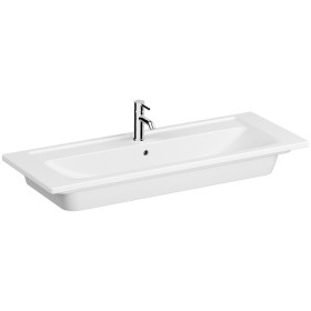 VitrA Integra Möbelwaschtisch 120 cm, mit Überlaufloch, 1 Hahnloch mittig