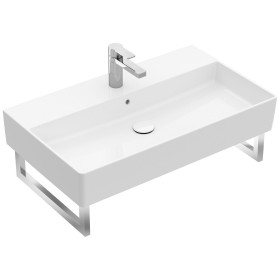 Villeroy & Boch Memento 2.0 Lavabo 80 cm con 1 foro per rubinetto, con troppopieno