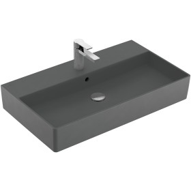 Villeroy & Boch Memento 2.0 Lavabo 80 cm con 1 foro per rubinetto, con troppopieno