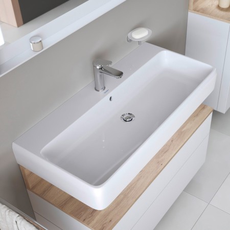 Lavabo Duravit Qatego 100 x 47 cm, 1 trou de robinet