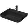 Vasque à poser Duravit Happy D.2 Plus 60 cm anthracite mat, avec trop-plein, 1 trou de robinet