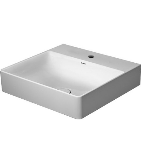 Lavabo Duravit DuraSquare avec 1 trou de robinet, 50 x 47 cm