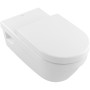 Villeroy & Boch Vicare Tiefspül-WC spülrandlos, 37 x 70 cm, für WC-Sitz - Detailansicht
