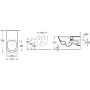 Villeroy & Boch Vicare Tiefspül-WC spülrandlos, 37 x 70 cm, für WC-Sitz