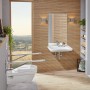 Villeroy & Boch Vicare Tiefspül-WC spülrandlos, 37 x 70 cm, für WC-Sitz - technische Ansicht