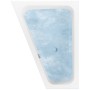 Baignoire d'angle Villeroy & Boch Loop & Friends Square 175 x 135 cm, gauche, Airpool Entry, Position 1 - vue détaillée
