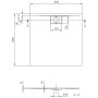 Villeroy & Boch Architectura Metalrim Duschwanne 100 x 100 x 1,5 cm - Produktansicht