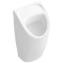 Villeroy & Boch O.novo Absaug-Urinal Compact, ohne Deckel, mit Zielobjekt, Zulauf verdeckt - Detailansicht
