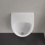 Villeroy & Boch O.novo Absaug-Urinal Compact, ohne Deckel, mit Zielobjekt, Zulauf verdeckt - Detailansicht