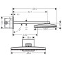 hansgrohe Rainmaker Select Kopfbrause 460 2jet mit Brausearm - Detailansicht