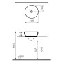 VitrA Options Outline Aufsatzschale rund Ø 39,5 cm