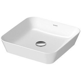 Lavabo surélevé Duravit Cape Cod 43 x 43 cm sans trou de robinet