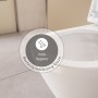 VitrA Integra Wand-WC Vitra Flush 2.0 Tiefspüler ohne Spülrand - Detailansicht