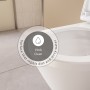 VitrA Integra Wand-WC Vitra Flush 2.0 Tiefspüler ohne Spülrand - technische Ansicht