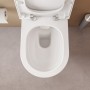 VitrA Integra Wand-WC Vitra Flush 2.0 Tiefspüler ohne Spülrand - technische Ansicht
