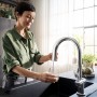 Sistema di filtrazione hansgrohe Aqittura M91 210, beccuccio estraibile, 1jet, sBox, Set di avviamento - vista tecnica