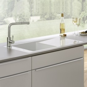 Lavello Villeroy & Boch Timeline 60 flat, scarico con azionamento manuale