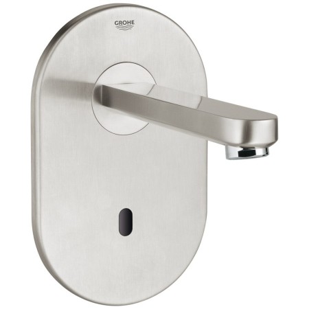 Robinetterie de lavabo mural infrarouge GROHE Eurosmart CE sans mélange, saillie de 17 cm