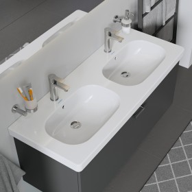 Double vasque de meuble Duravit D-Code 120 cm
