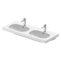 Double vasque de meuble Duravit D-Code 120 cm - vue détaillée