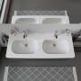 Double vasque de meuble Duravit D-Code 120 cm - photo produit