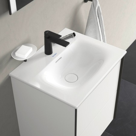 Lavabo Duravit Viu 53 cm avec 1 trou de robinet, avec trop-plein