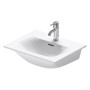 Lavabo Duravit Viu 53 cm avec 1 trou de robinet, avec trop-plein - vue détaillée