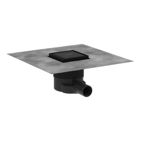 Set completo di scarico hansgrohe RainDrain Brilliance con griglia a punti 10/10 cm incassabile