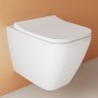 VitrA Integra Square WC suspendu à chasse d'eau encastrée VitrA Flush 2.0