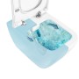 VitrA Integra Square WC suspendu à chasse d'eau encastrée VitrA Flush 2.0 - vue technique