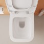 VitrA Integra Square WC suspendu à chasse d'eau encastrée VitrA Flush 2.0 - vue détaillée