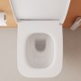 VitrA Integra Square WC suspendu à chasse d'eau encastrée VitrA Flush 2.0 - vue technique
