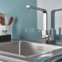Rubinetto monocomando per lavello GROHE Sail Cube 1/2" - vista tecnica