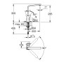 Rubinetto monocomando per lavello GROHE Sail Cube 1/2" - immagine prodotto
