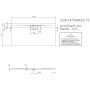Villeroy & Boch Architectura Metalrim Duschwanne 140 x 70 x 1,5 cm