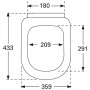 Villeroy & Boch Subway 2.0 Ringsitz - Produktansicht