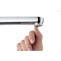 Miscelatore monocomando per lavabo Duravit B.2 S senza kit di scarico a stelo - vista tecnica