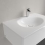 Mobile-lavabo Villeroy & Boch Antao 80 x 50 cm, con troppo pieno nascosto - vista tecnica