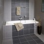Villeroy & Boch O.novo Duo Badewanne 180 x 80 cm mit Profibox 2.0 Nische - technische Ansicht