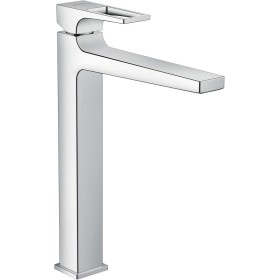Mitigeur de lavabo monocommande hansgrohe Metropol 260 avec poignée en forme de boucle et bonde de vidage